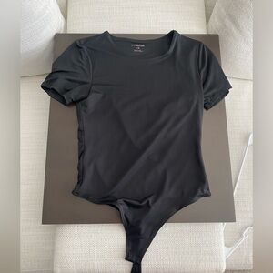 Body contour double lined bodysuit